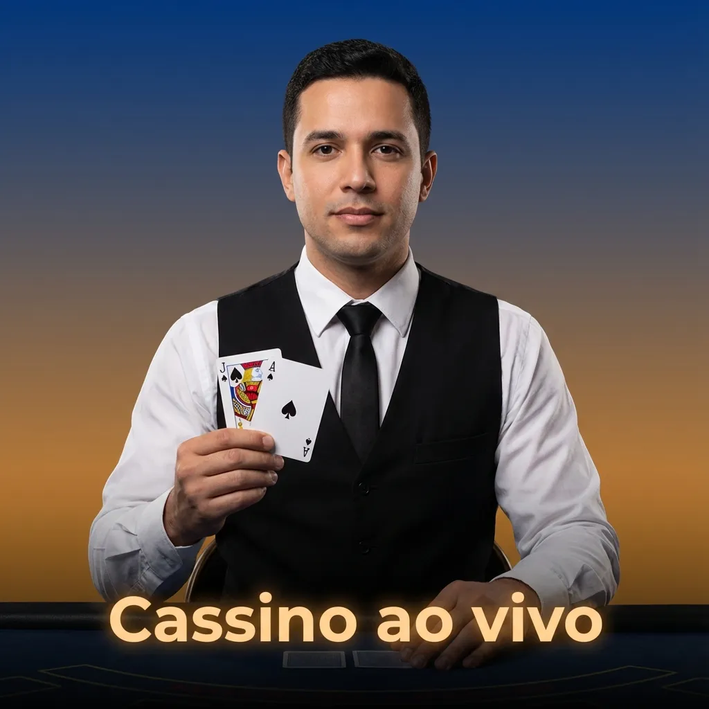 Mesa de cassino ao vivo online com crupiê real em vídeo, roleta e cartas, interface de apostas e chat em destaque