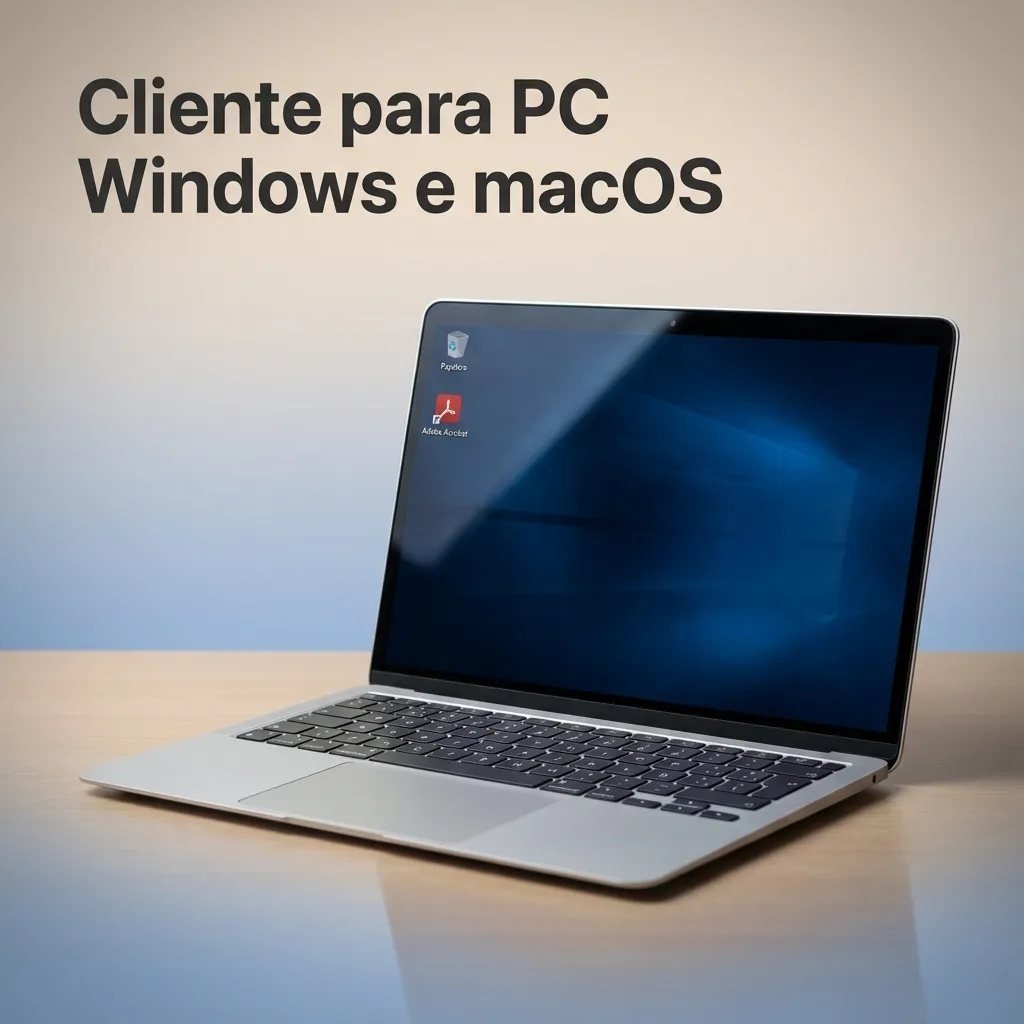 Tela de site de apostas esportivas em navegador de desktop, destacando uso sem app em Windows e macOS