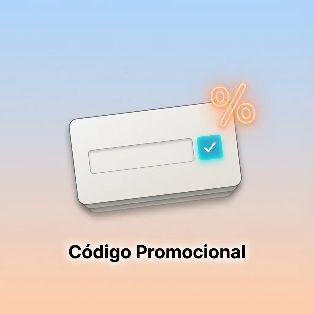 Tabela de códigos promocionais com exemplos BEMVINDO100 e CASINO20 e instruções de uso para bônus e giros grátis