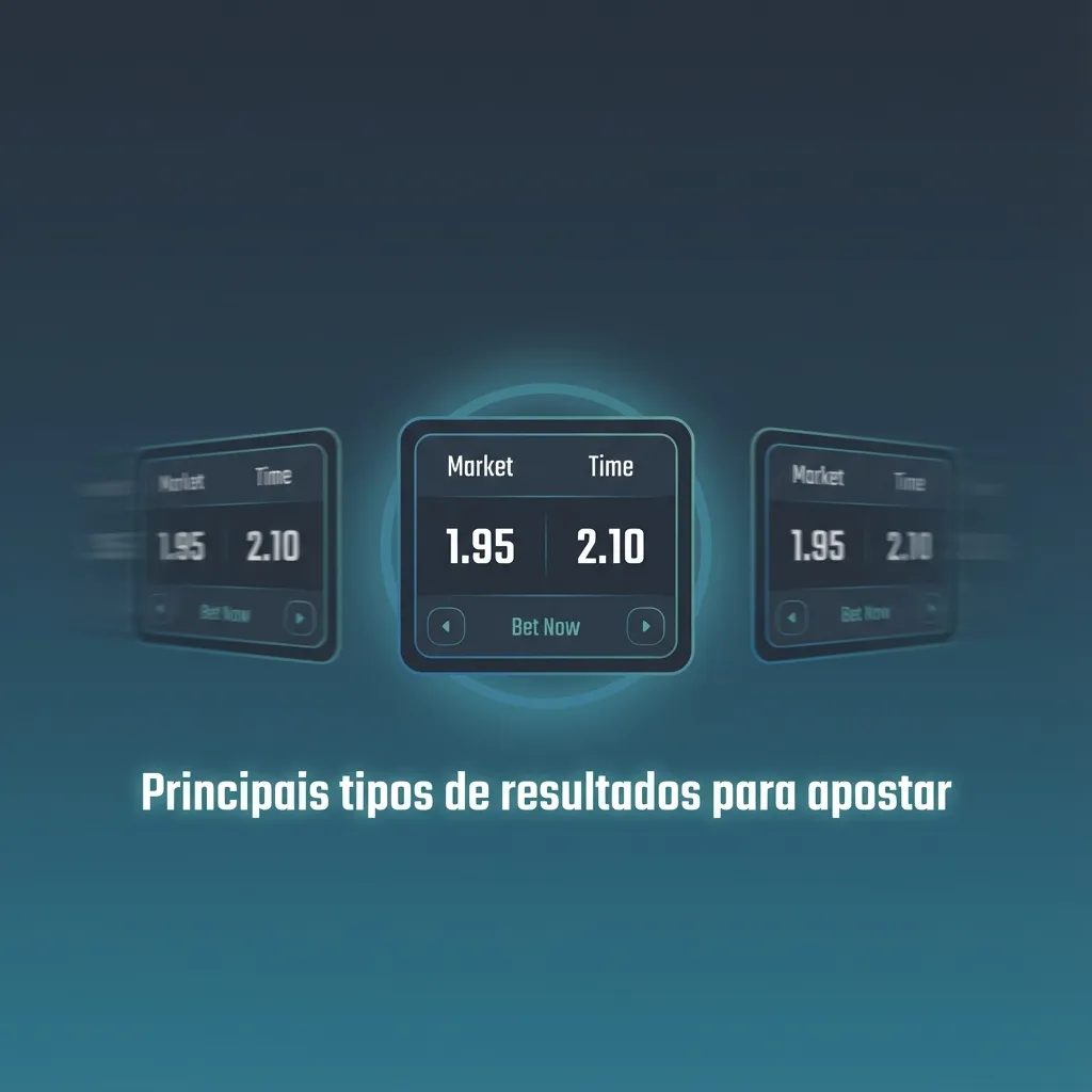 Ilustração com ícones explicando tipos de aposta: 1X2, total de gols, handicap asiático e resultado exato.