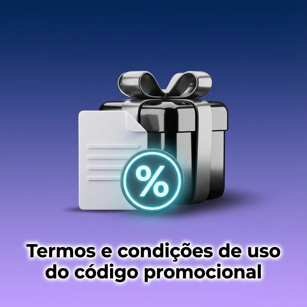 Banner com título “Termos e condições de uso do código promocional Onabet” e lista de regras de bônus em português.