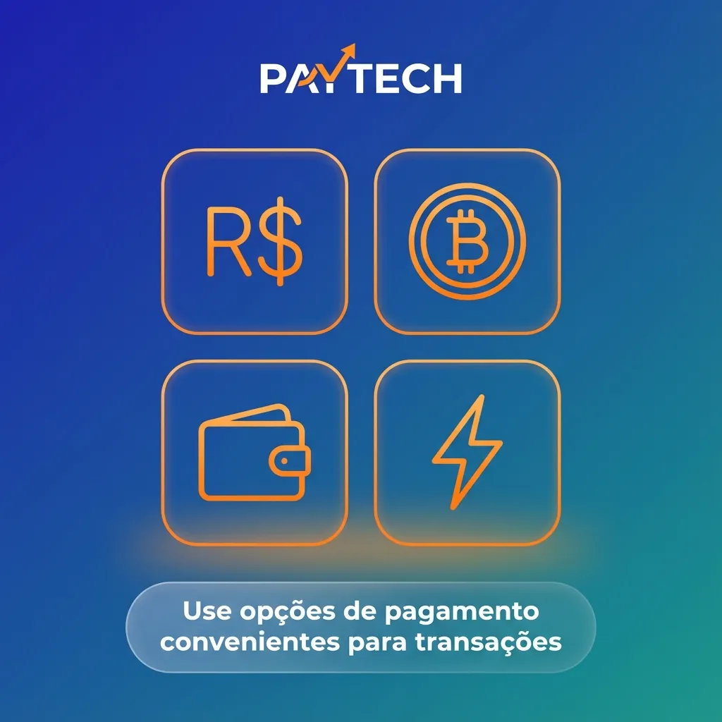 Tela com ícones de bancos brasileiros e Pix, destacando opções seguras de pagamento online e proteção de dados bancários