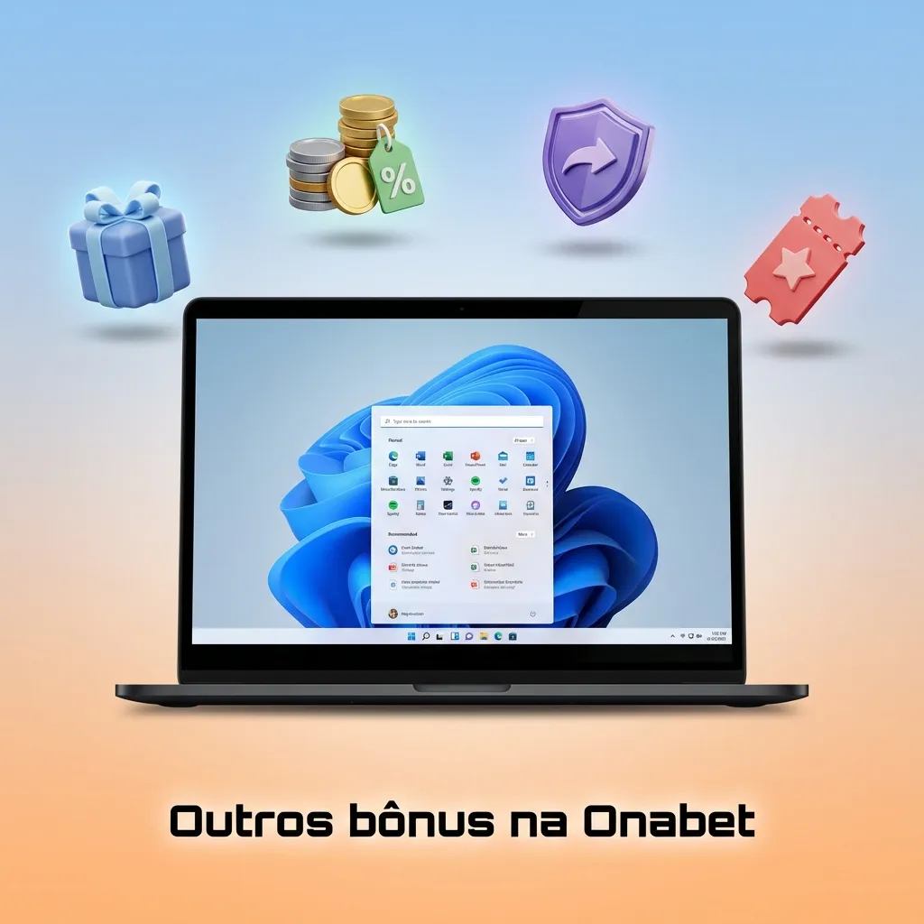 Banner da Onabet destacando bônus de recarga, freebets esportivas, rodadas grátis em slots e cashback em perdas