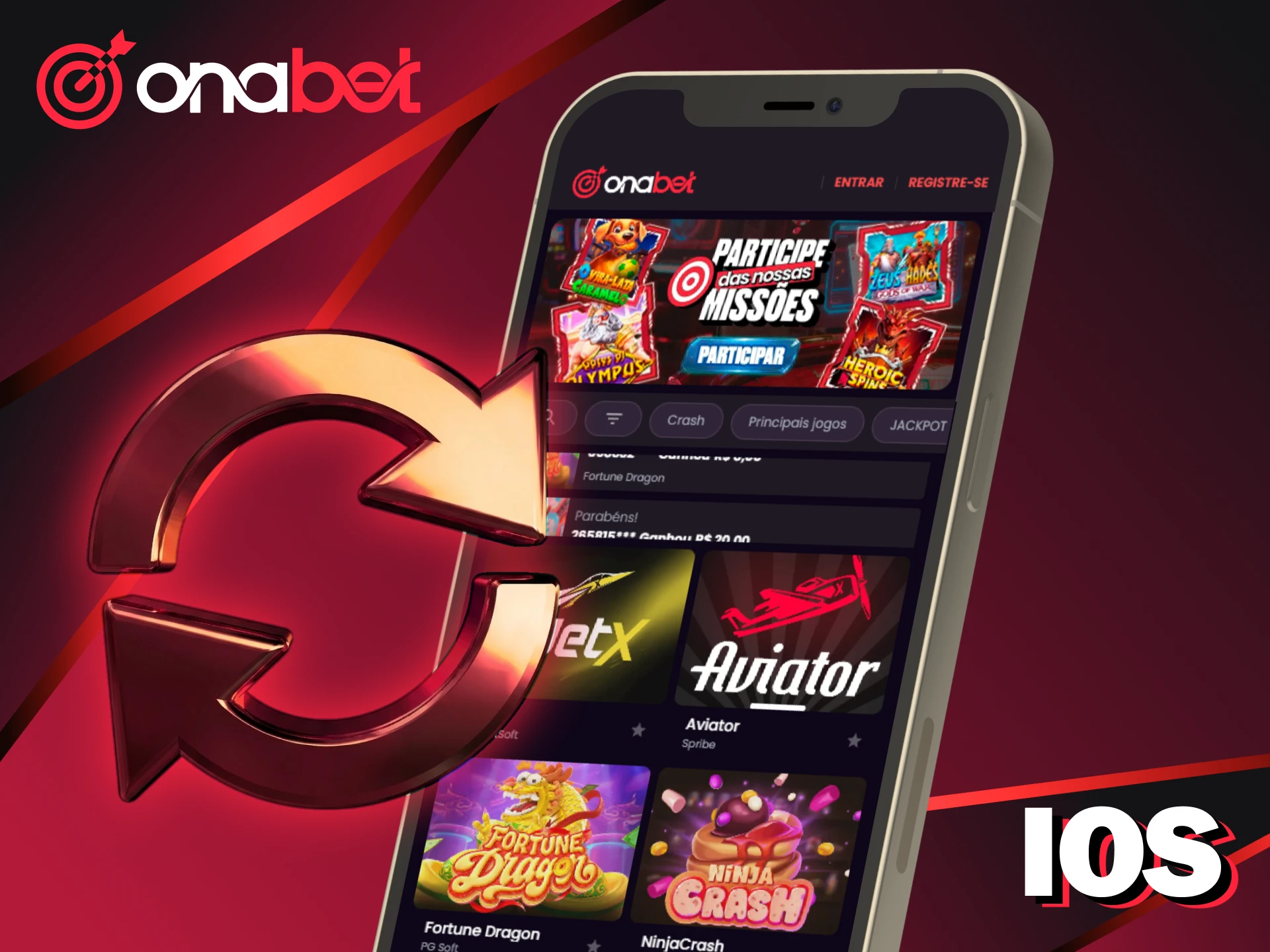 Obtenha a versão mais nova do app Onabet para iOS no Brasil.