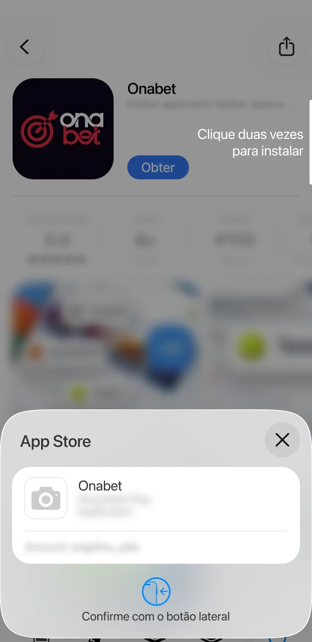 Inicie o download do app Onabet no seu dispositivo iOS para buscar suas vitórias.