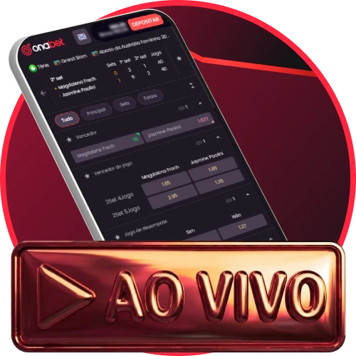 Faça apostas ao vivo estáveis e busque vitórias no app Onabet.