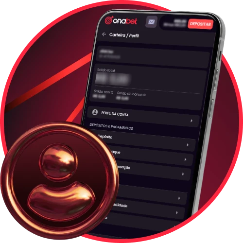 Gerencie todos os dados da sua conta pelo app Onabet.