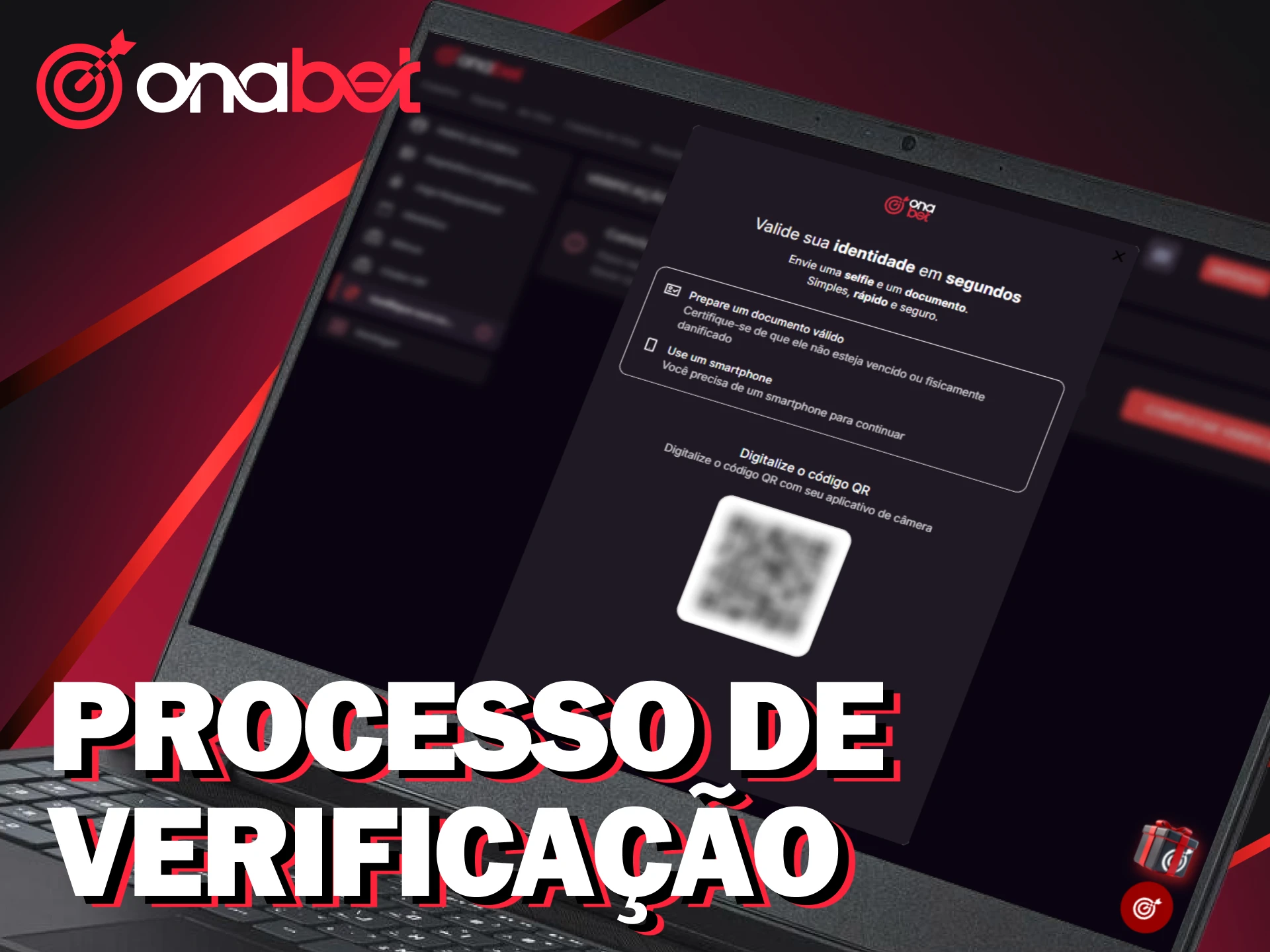 Verifique sua conta após o cadastro na Onabet.