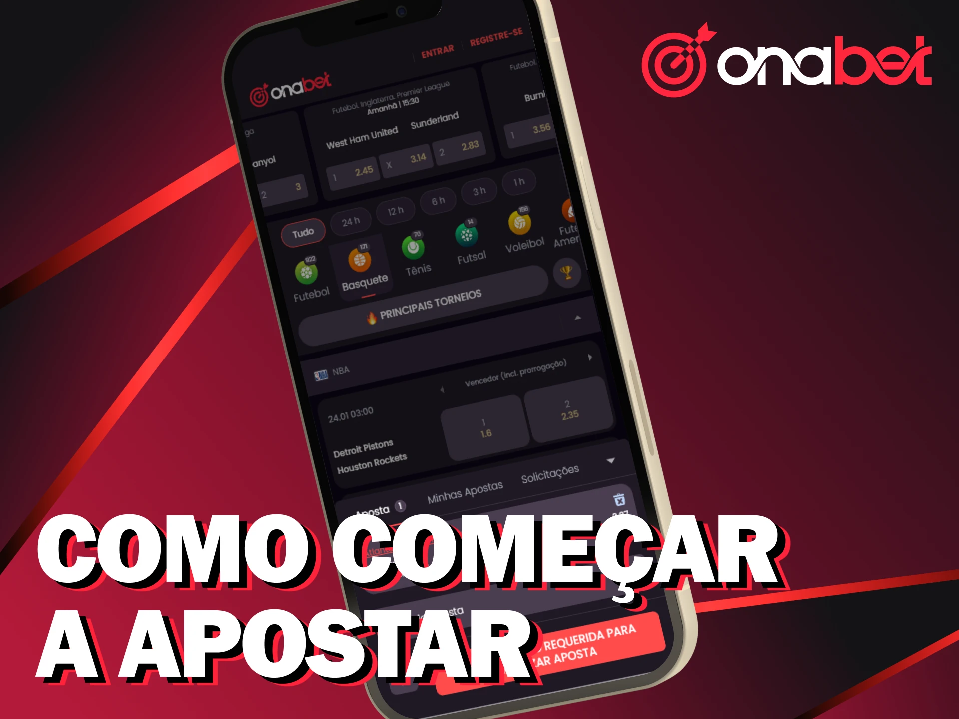 Aprenda como apostar e ganhar no app Onabet para iOS.