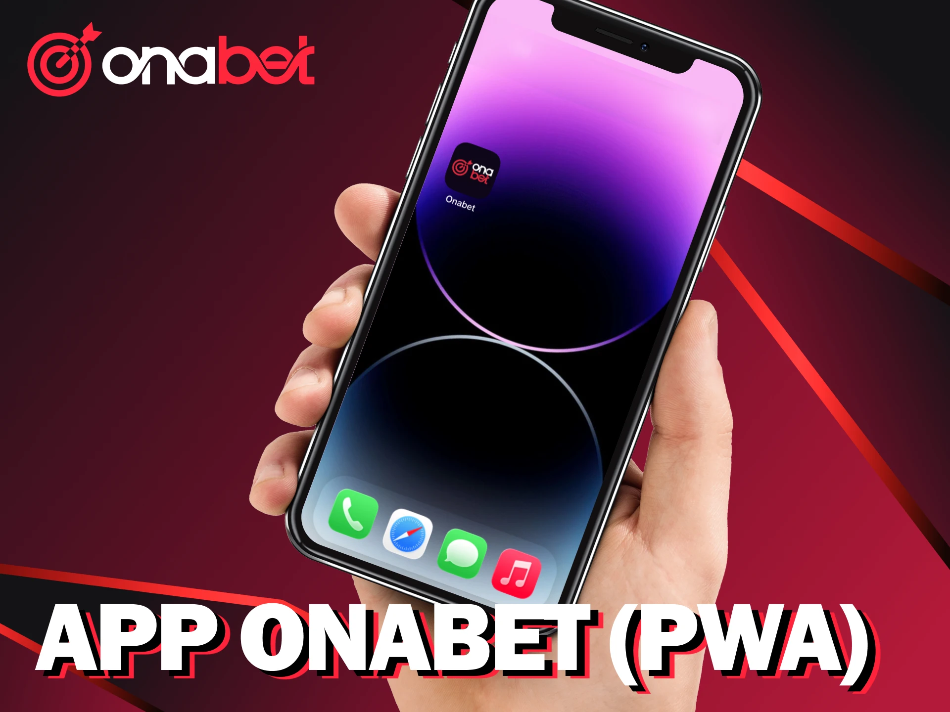 Instale o app PWA Onabet no seu iOS para jogar.