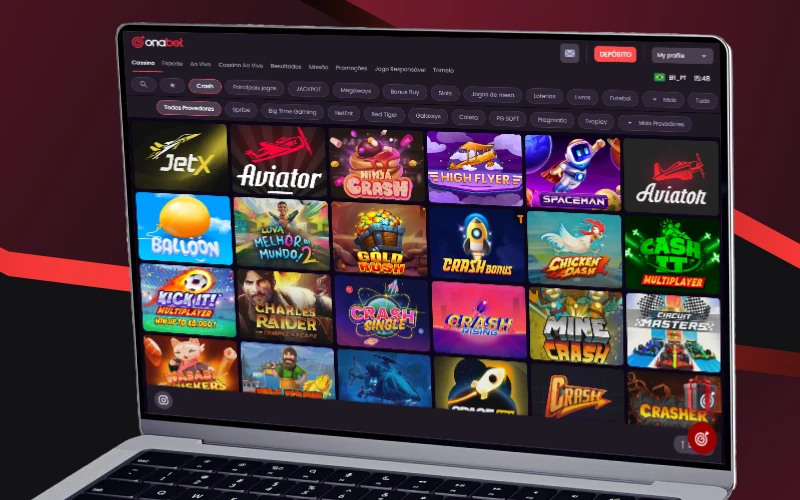 Jogue jogos crash na Onabet para lucros rápidos.