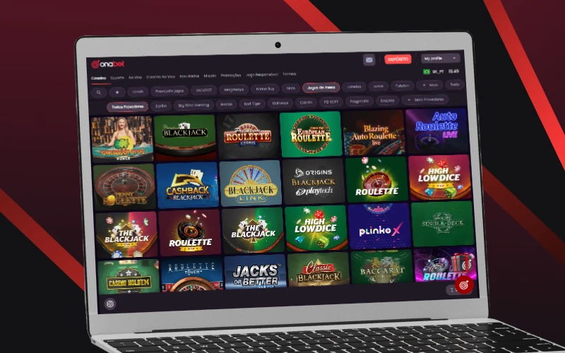 Divirta-se com os clássicos jogos de mesa disponíveis na Onabet.