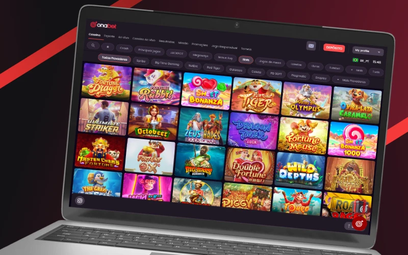 Gire os slots da Onabet e tente ganhar.