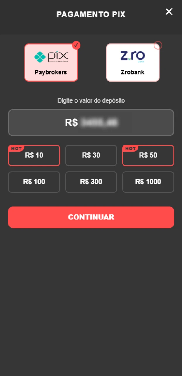 Realize o seu primeiro depósito para ativar o bônus Onabet.