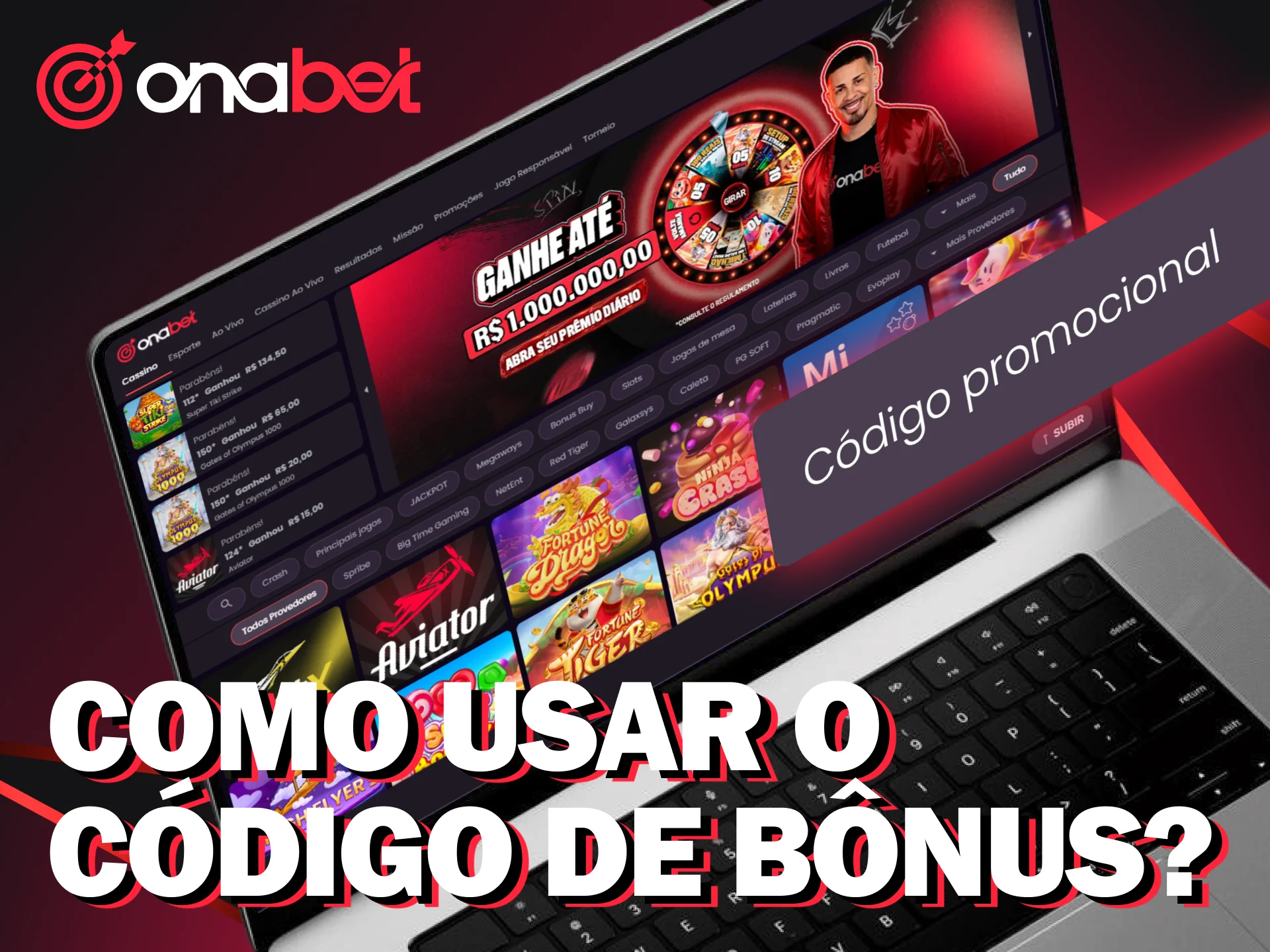 Aprenda a aplicar o código promocional Onabet e receba recompensas especiais.