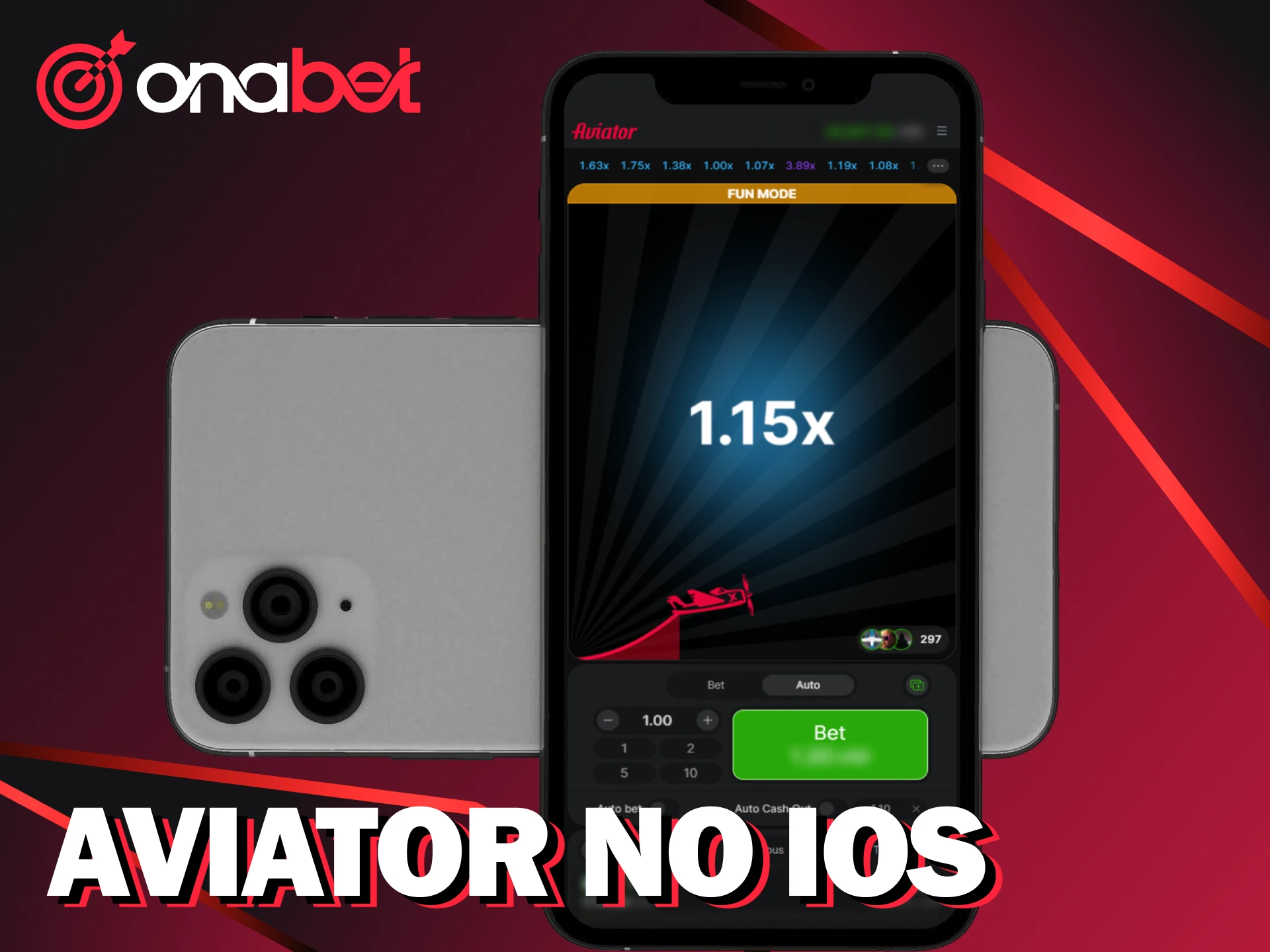 Acesse Onabet no iPhone ou iPad para lucrar no Aviator.