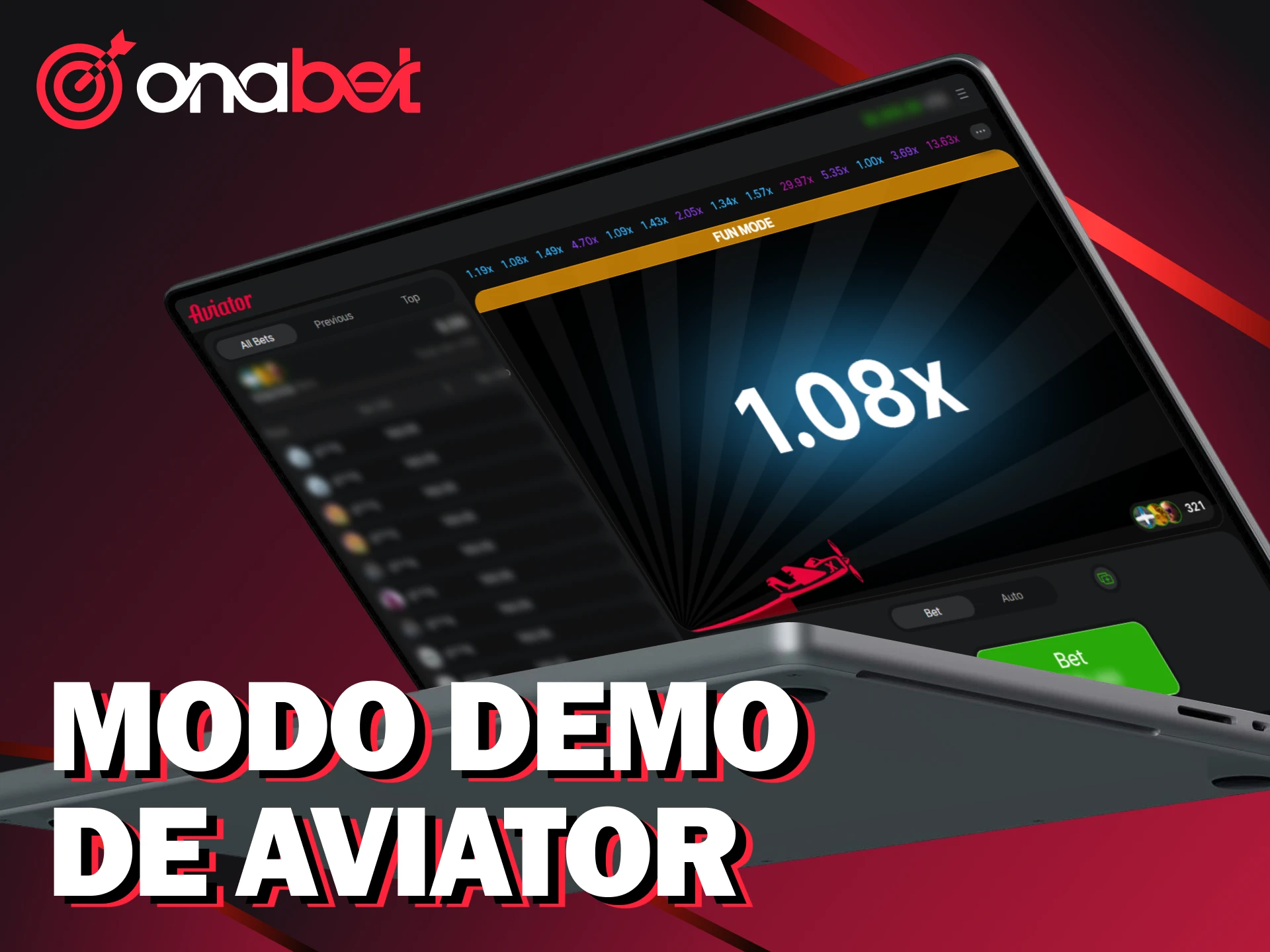 Pratique suas estratégias sem riscos usando o modo demo de Aviator na Onabet.