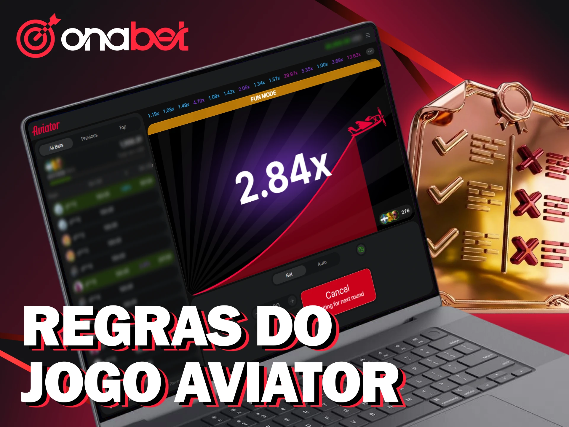 Aprenda as regras simples e veja como é fácil ganhar dinheiro no Aviator da Onabet.