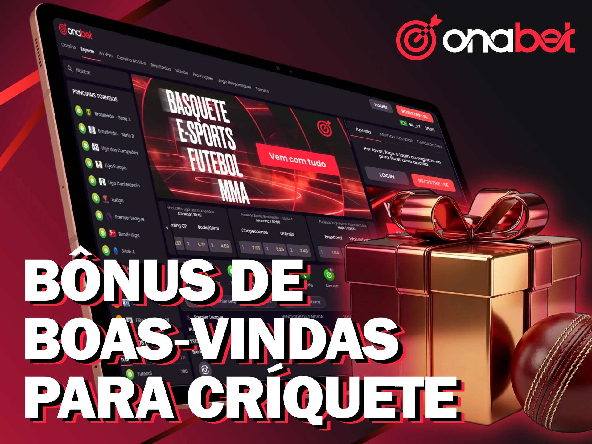 Comece com o pé-direito usando o bônus de boas-vindas da Onabet para apostas em críquete.