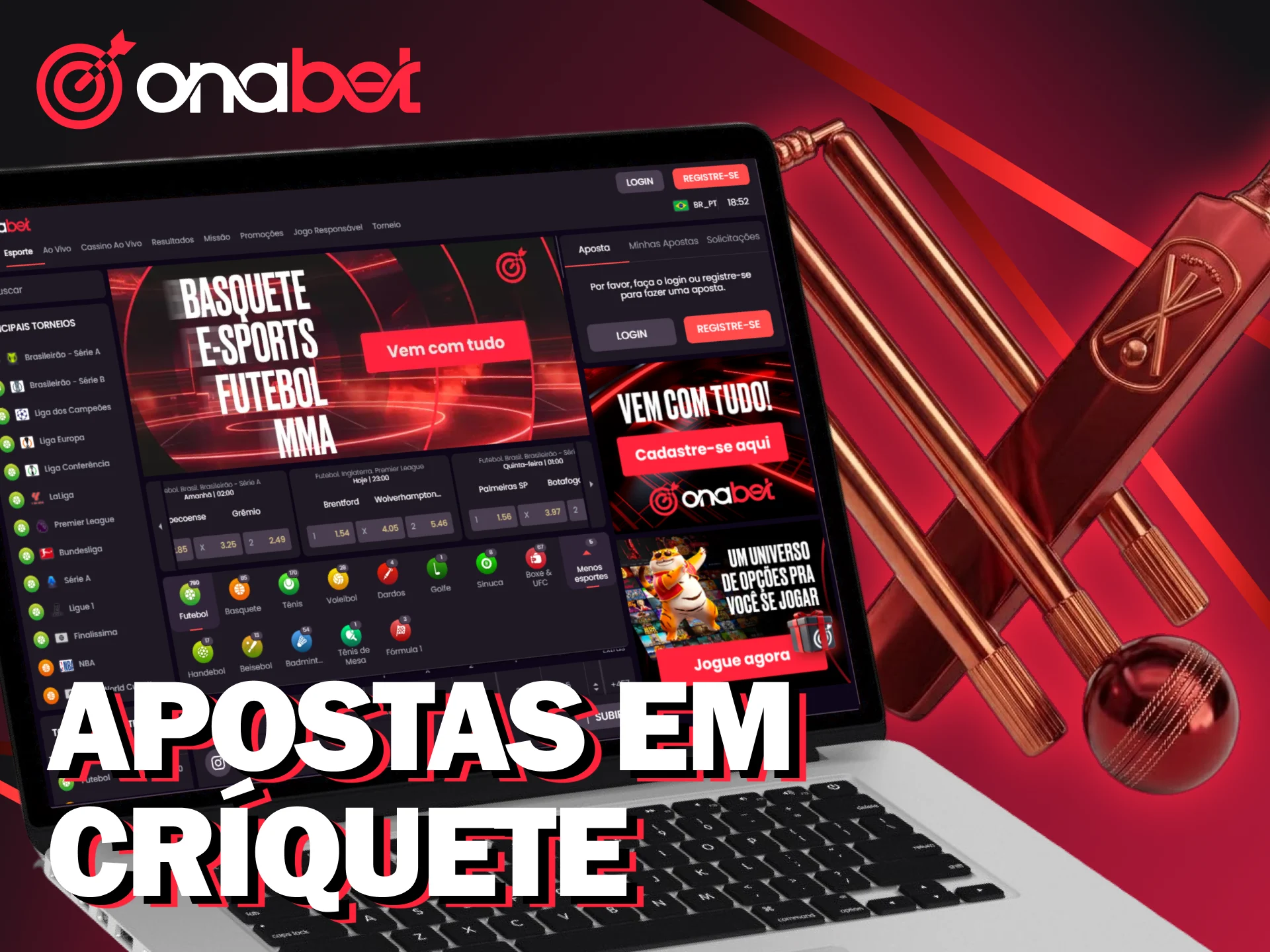 Ganhe fortunas apostando em críquete na Onabet.