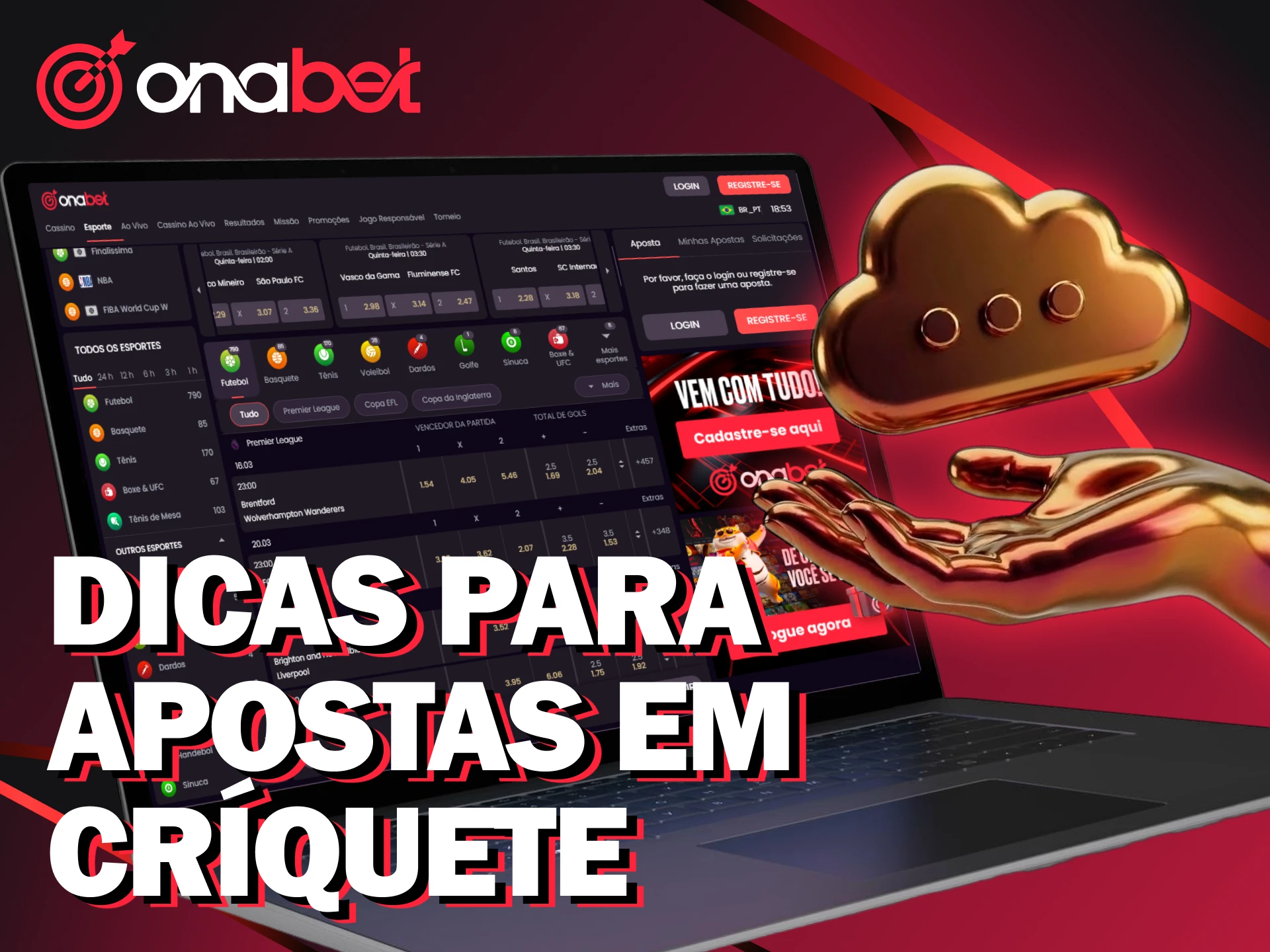 Aplique estratégias inteligentes e aprenda como ganhar apostas em críquete na Onabet.