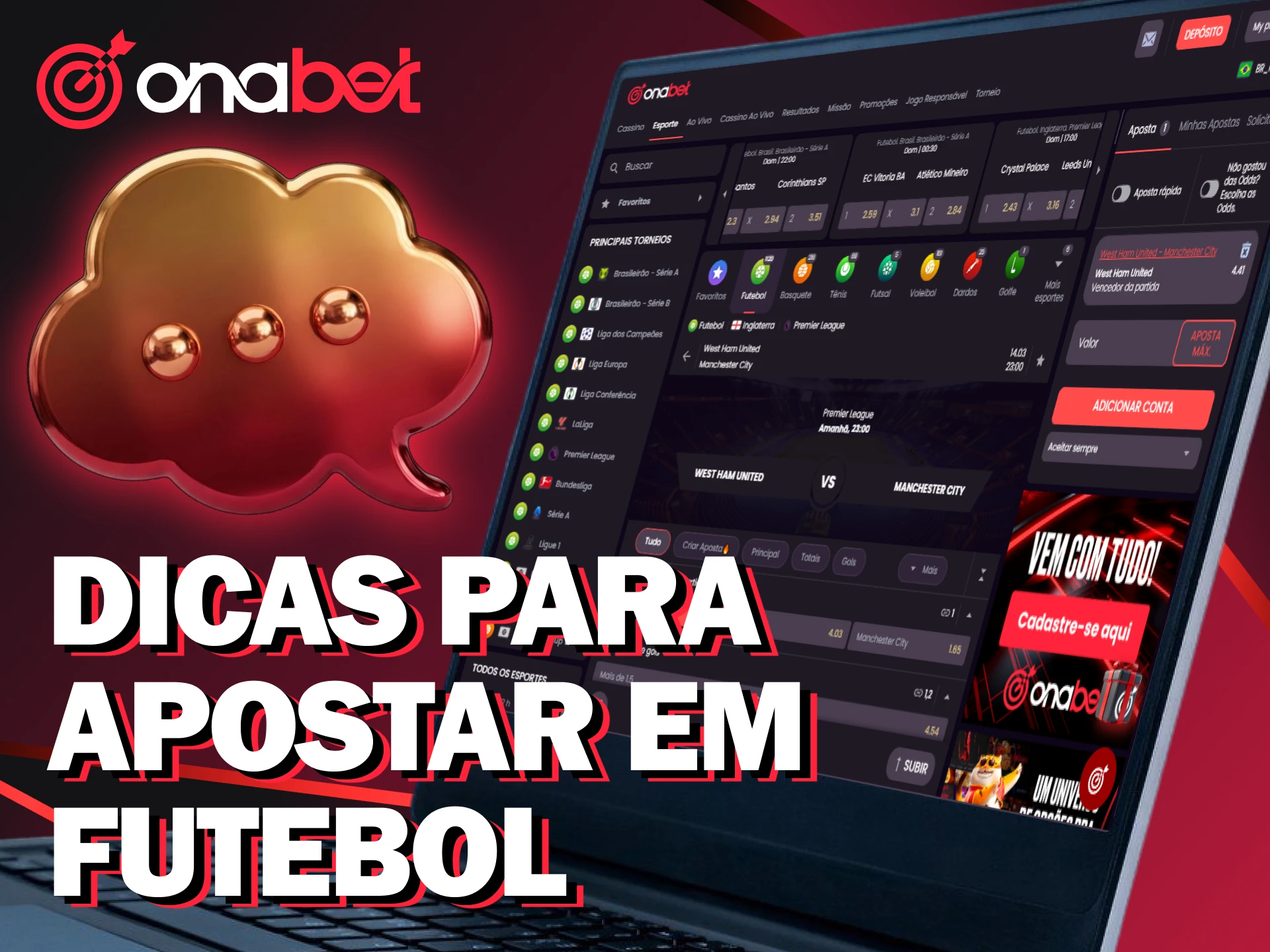 Melhore seus resultados com dicas estratégicas para ganhar apostas de futebol na Onabet.