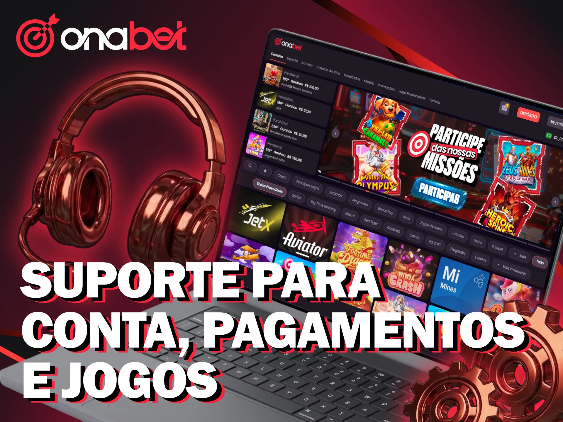 Resolva questões de pagamentos e jogos com o suporte técnico da Onabet.