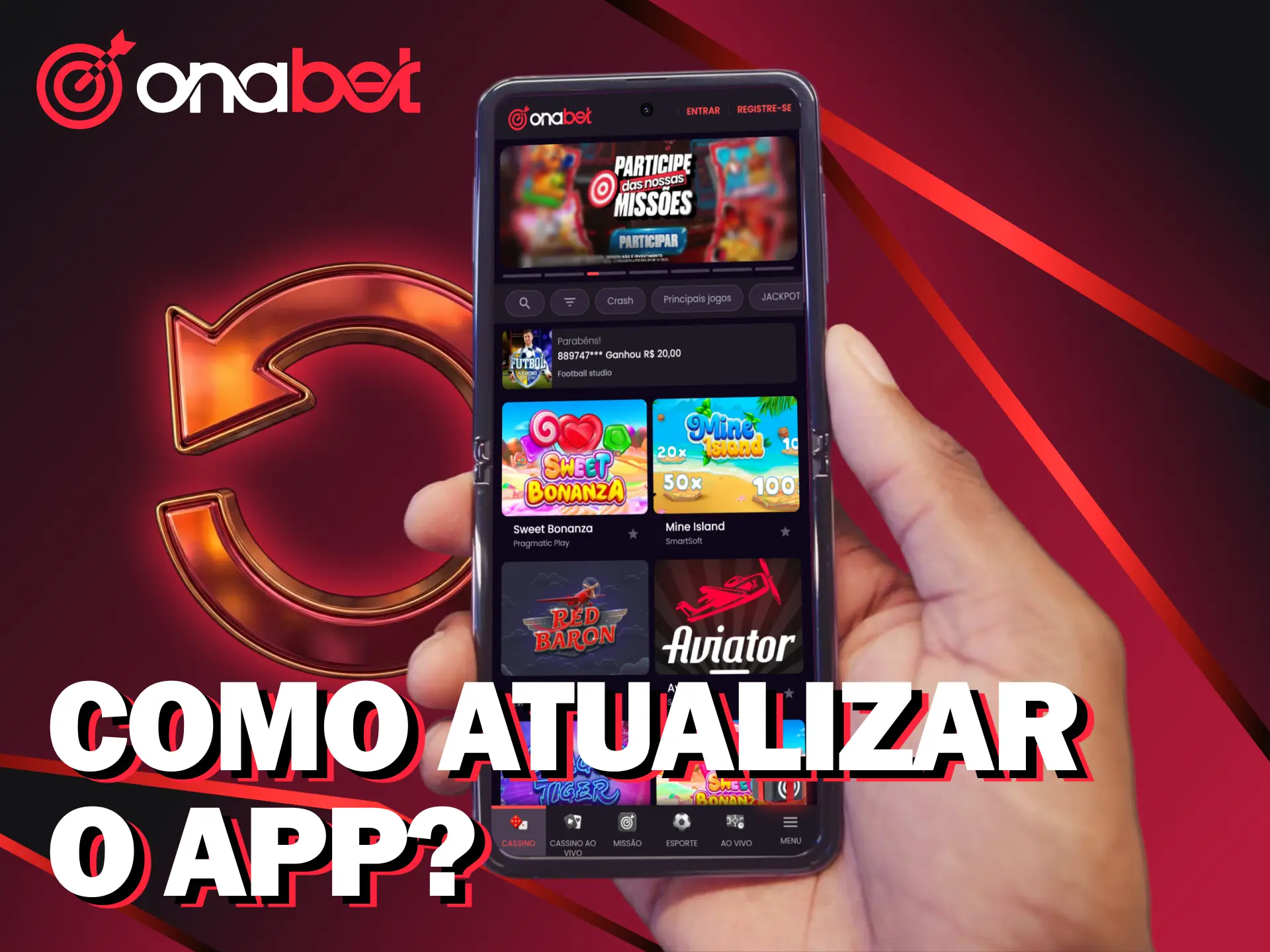 Veja como atualizar o app Onabet para a versão mais recente no Android.