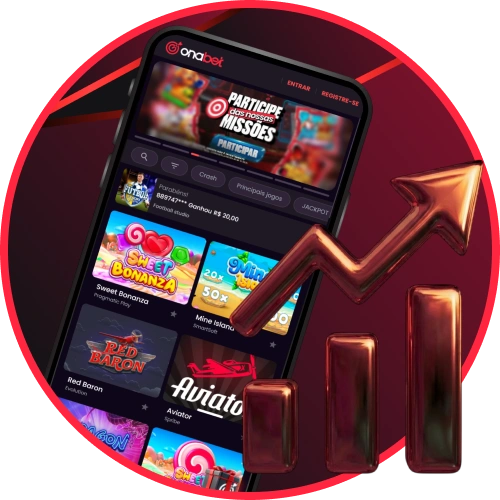 Jogue mais com o consumo de dados otimizado do app Onabet.