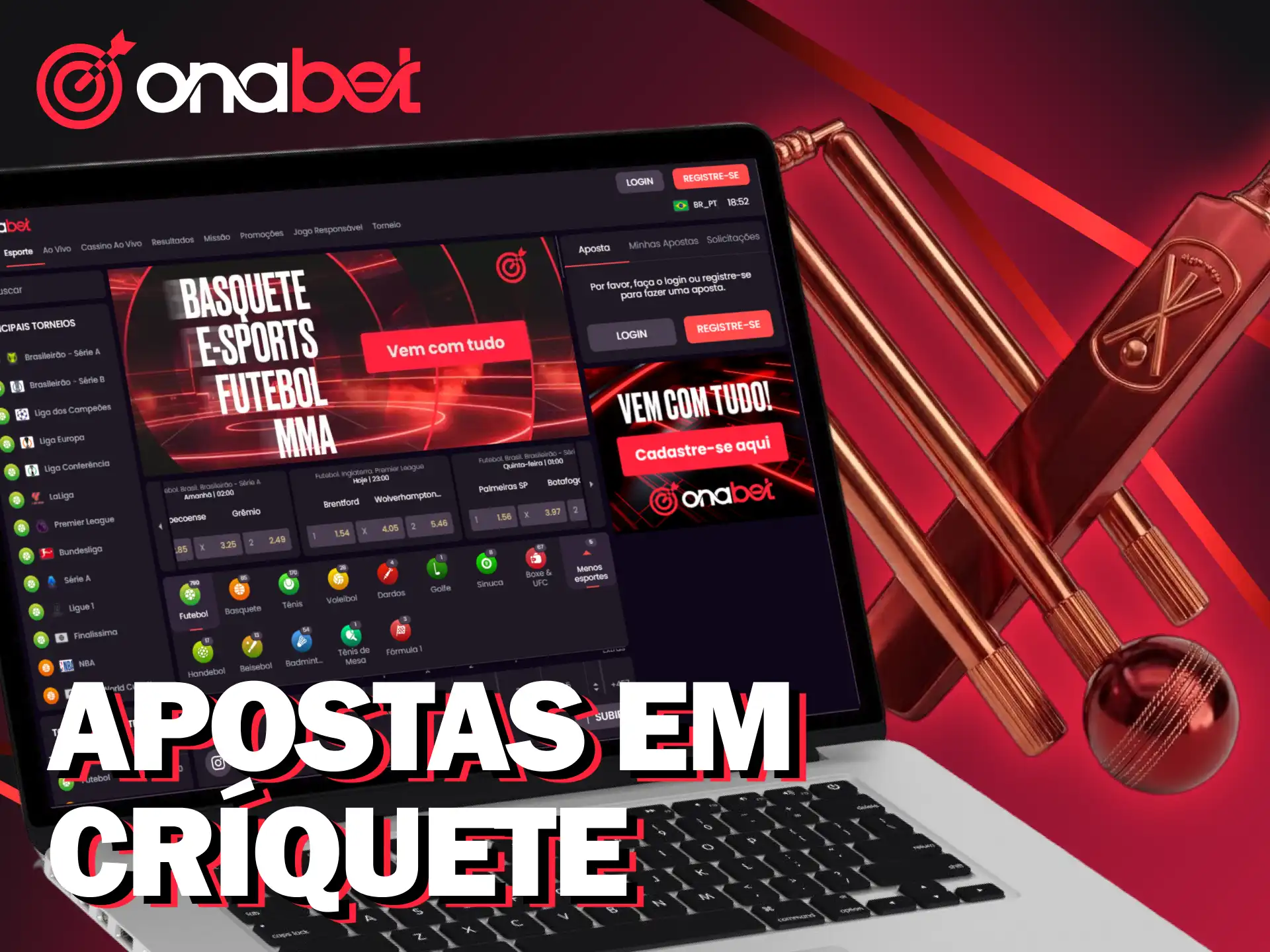 Ganhe fortunas apostando em críquete na Onabet.