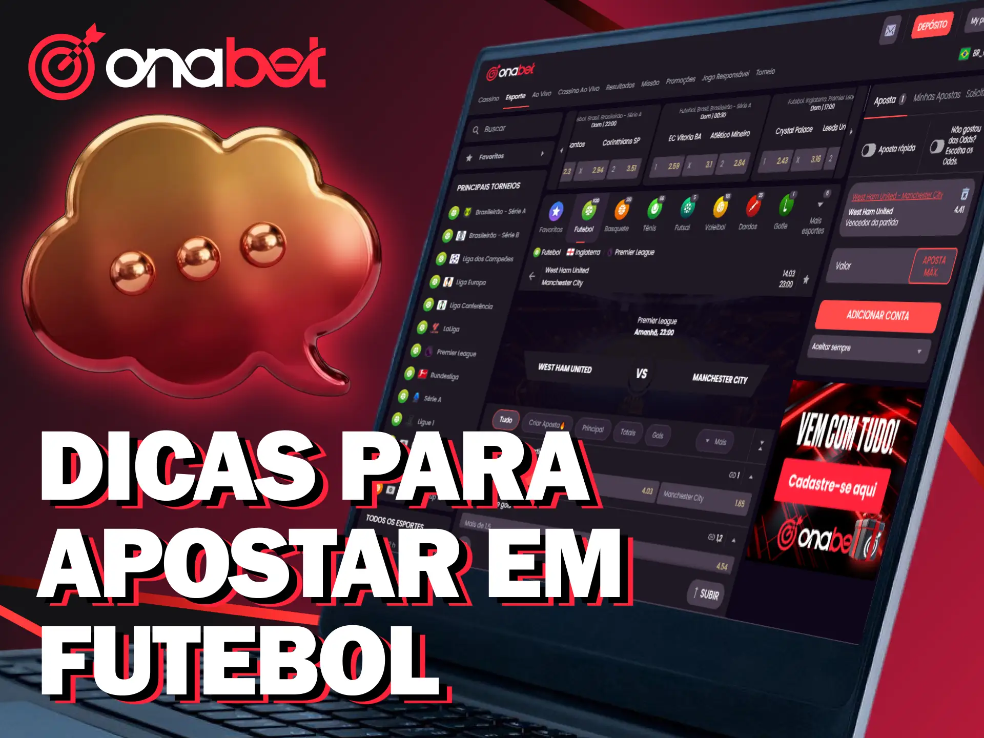 Melhore seus resultados com dicas estratégicas para ganhar apostas de futebol na Onabet.