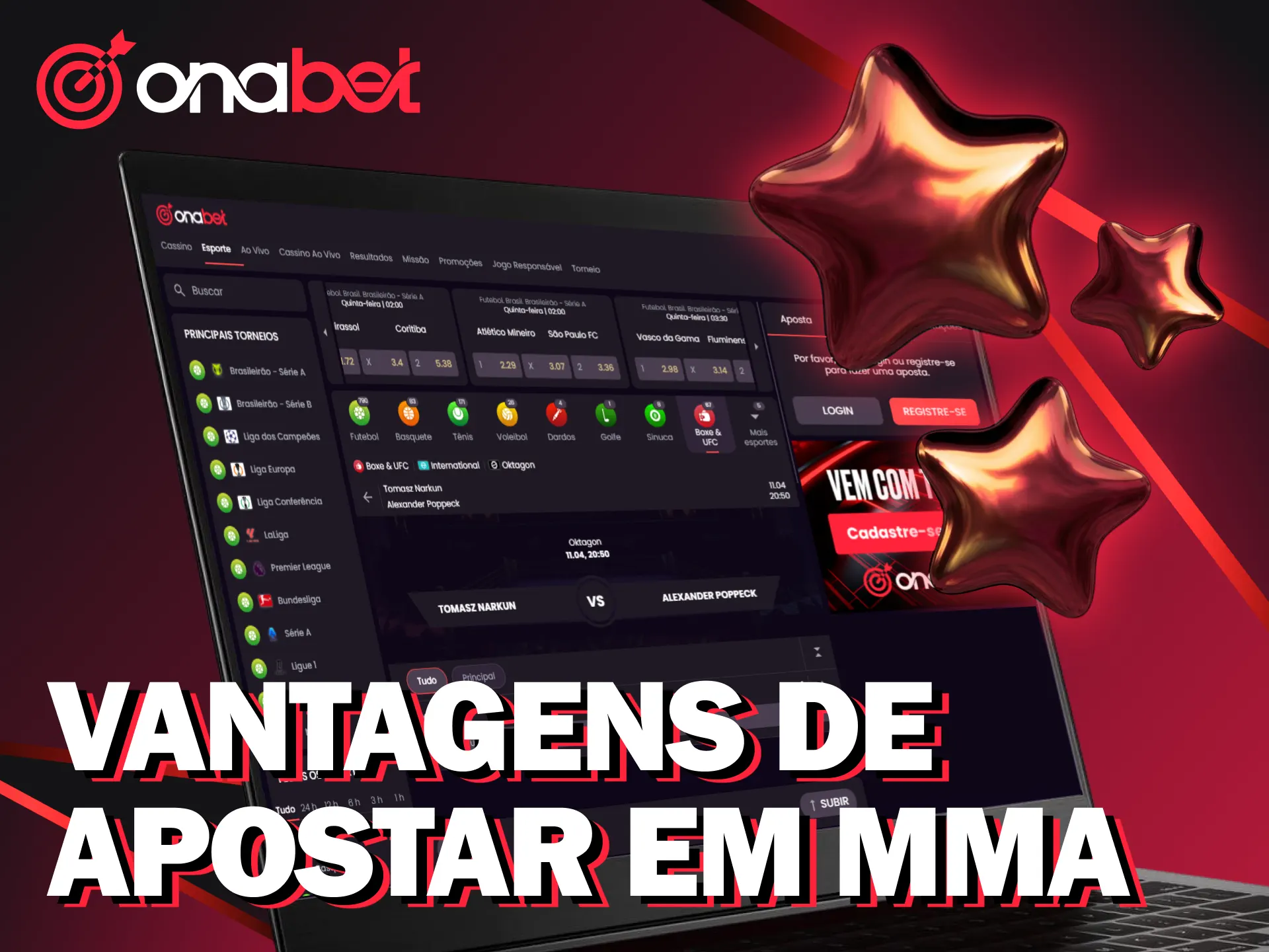 Veja por que a Onabet Brasil oferece as melhores condições para apostas em MMA.