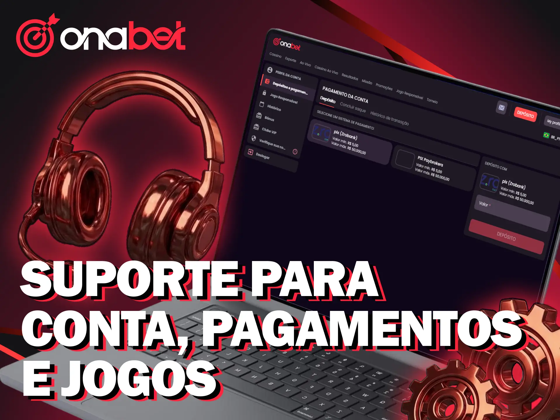 Resolva questões de pagamentos e jogos com o suporte técnico da Onabet.